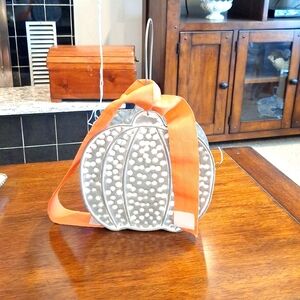 Pumpkin made of Tin, Halloween, Thanksgiving